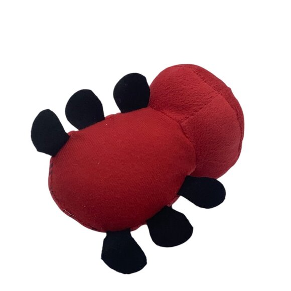 Red Ladybug Love Bug Plush Insect Stuffed Toy  6” Hand Held - Picture 5 of 6